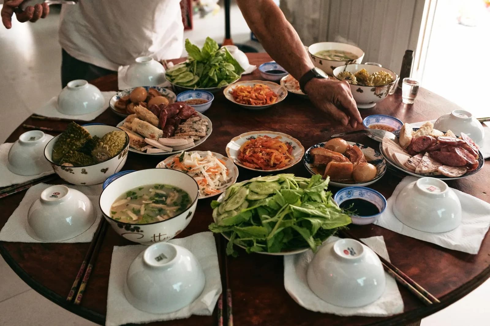 Đội nấu cỗ làng Hương Canh chuẩn bị đám giỗ 50 mâm trong thời gian bao lâu